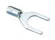 Non-Insulated Spade Terminal, 22-18 AWG, #6 Stud, Box of 25