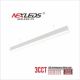 Linear Architectural lights - LED Architectural Linear Light up and downlight adjustable [2ft. white] - 15W/20W/25W - 3CCT - 2875lm-2300lm
 -1752lm